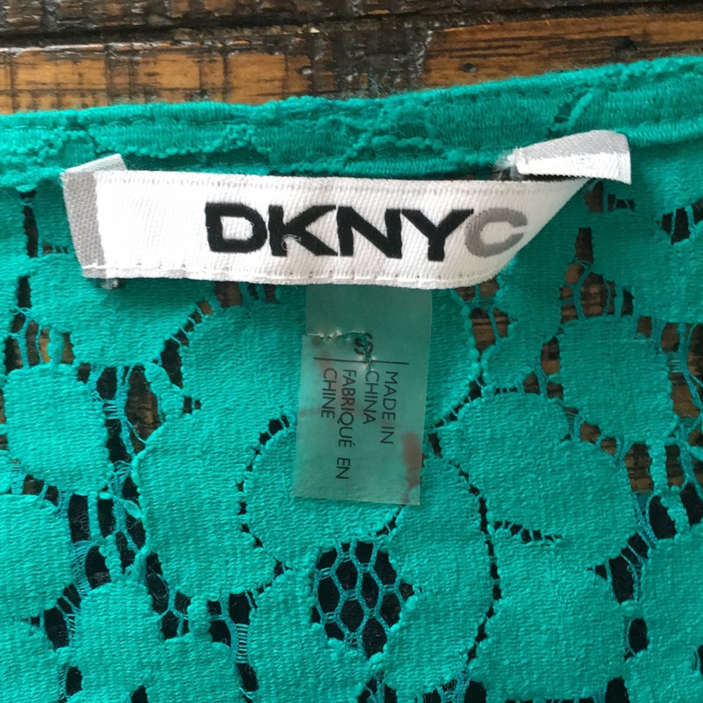 DKNYC colorblock lace dress / size S - Picture 3 of 3